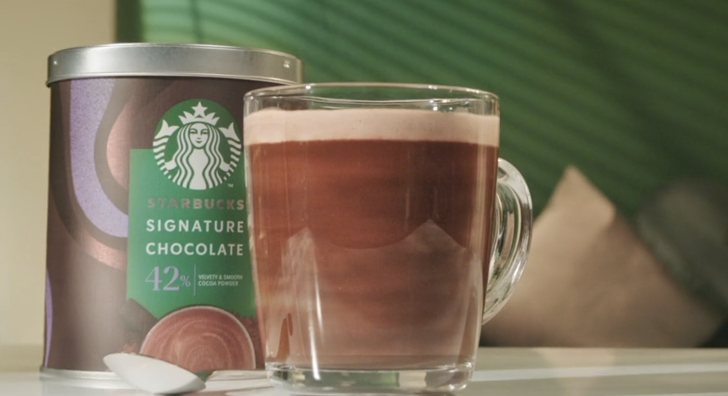 Starbucks at Home: Signature Hot Chocolate GIF